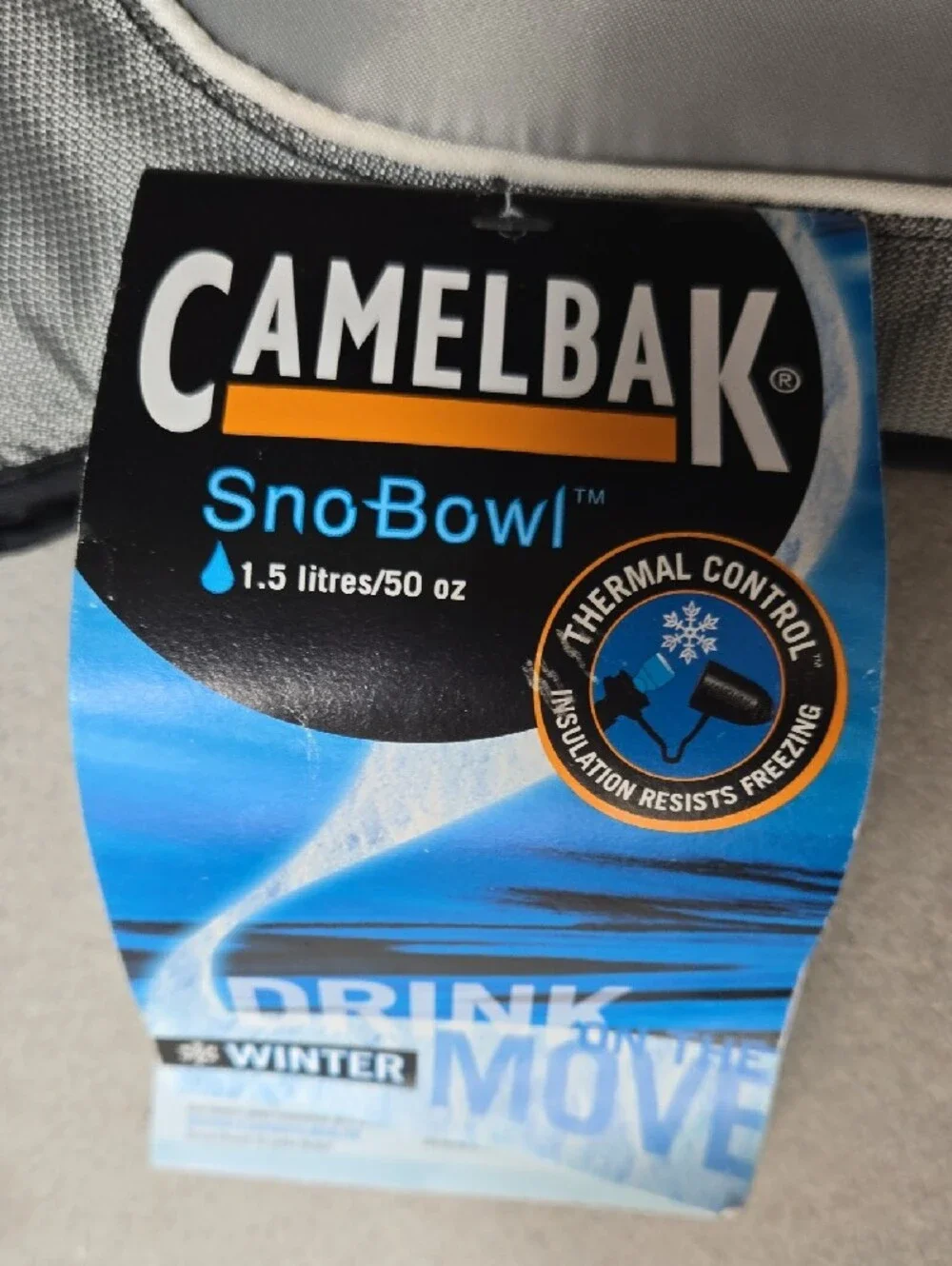 CamelBak SnoBowl Insulated Hydration Pack in Gray and Orange New